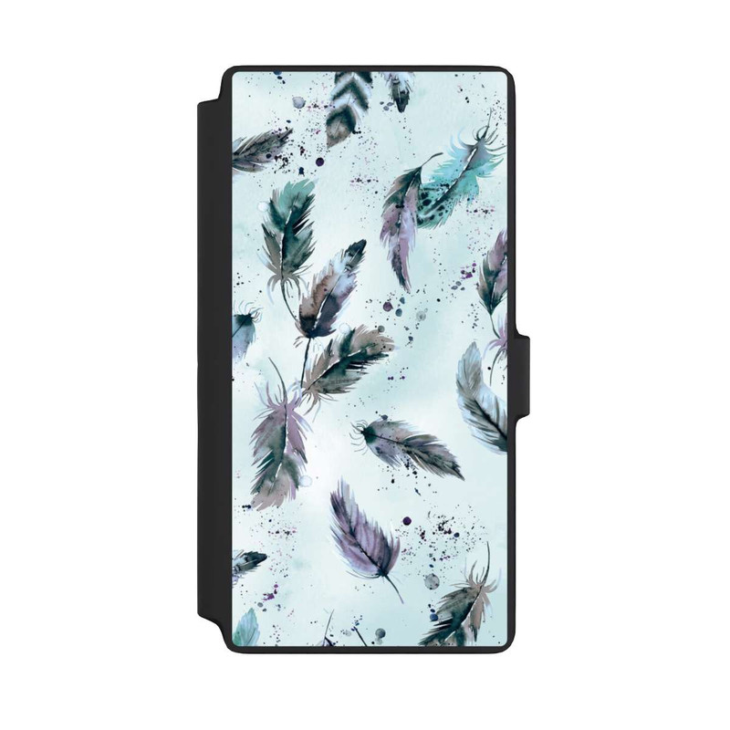 Galaxy S22 Ultra NIVOflip Magical Feathers Soft Blue