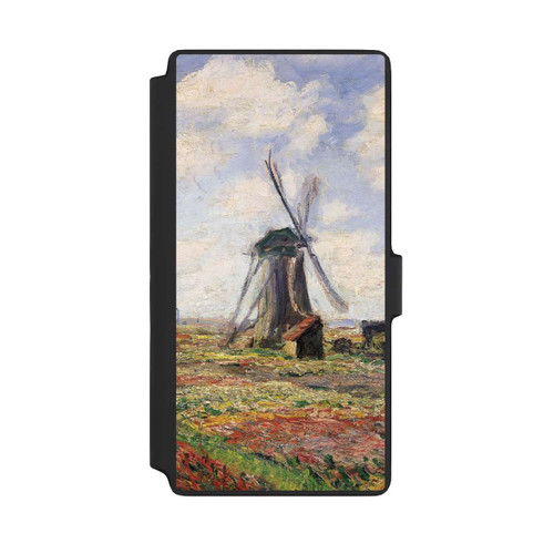 Samsung Galaxy S22 Ultra NIVOflip Tulpenfelder mit der Rijnsburger Windmühle von Claude Monet