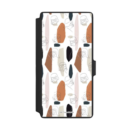 Samsung Galaxy S22 Ultra NIVOflip Dunkle Seite Line Art