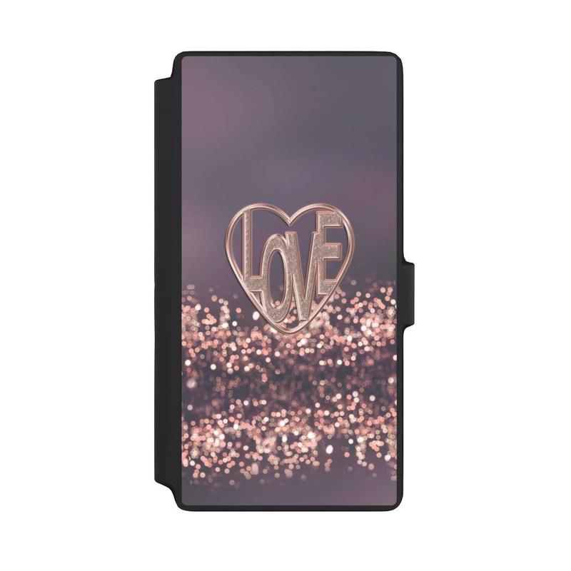 Galaxy S22 Ultra NIVOflip LOVE Glitzerrosa