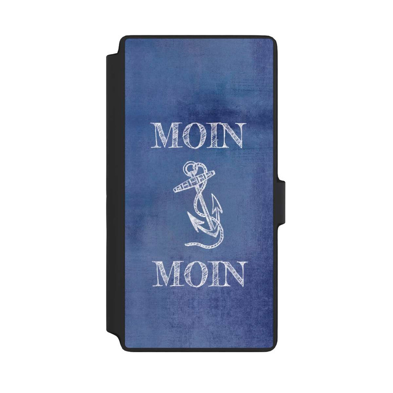 Galaxy S22 Ultra NIVOflip ancre grunge bleu