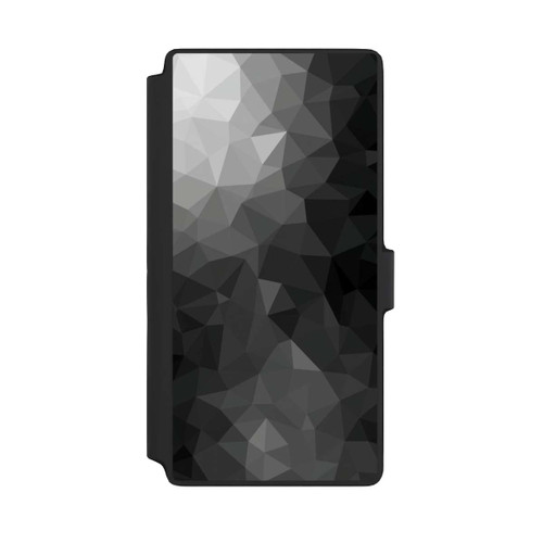 Samsung Galaxy S22 Ultra NIVOflip Polygonales Mosaik Schwarz/Weiß