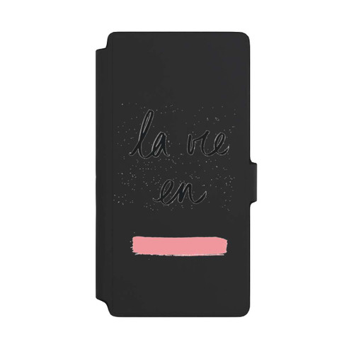 Samsung Galaxy S22 Ultra NIVOflip La vie en Rosa Transparent