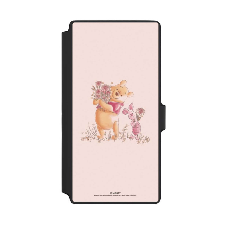 Galaxy S22 Ultra NIVOflip Winnie & Porcinet avec des Fleurs