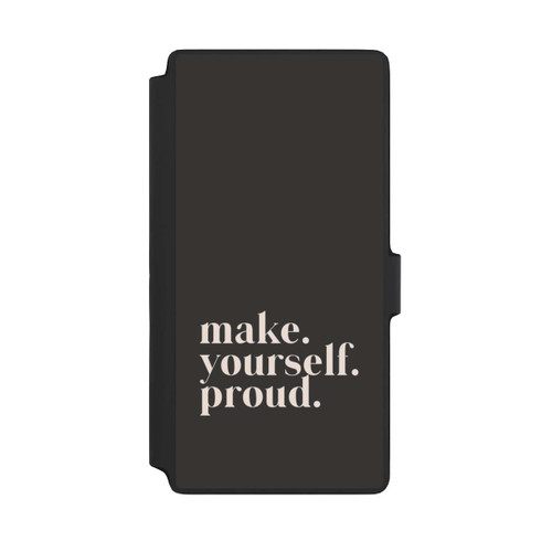 Samsung Galaxy S22 Ultra NIVOflip Make Yourself Proud Quote