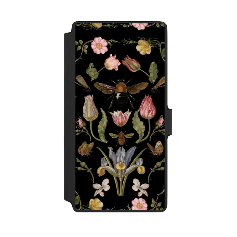 Galaxy S22 Ultra NIVOflip Wild Flower and Bee Black