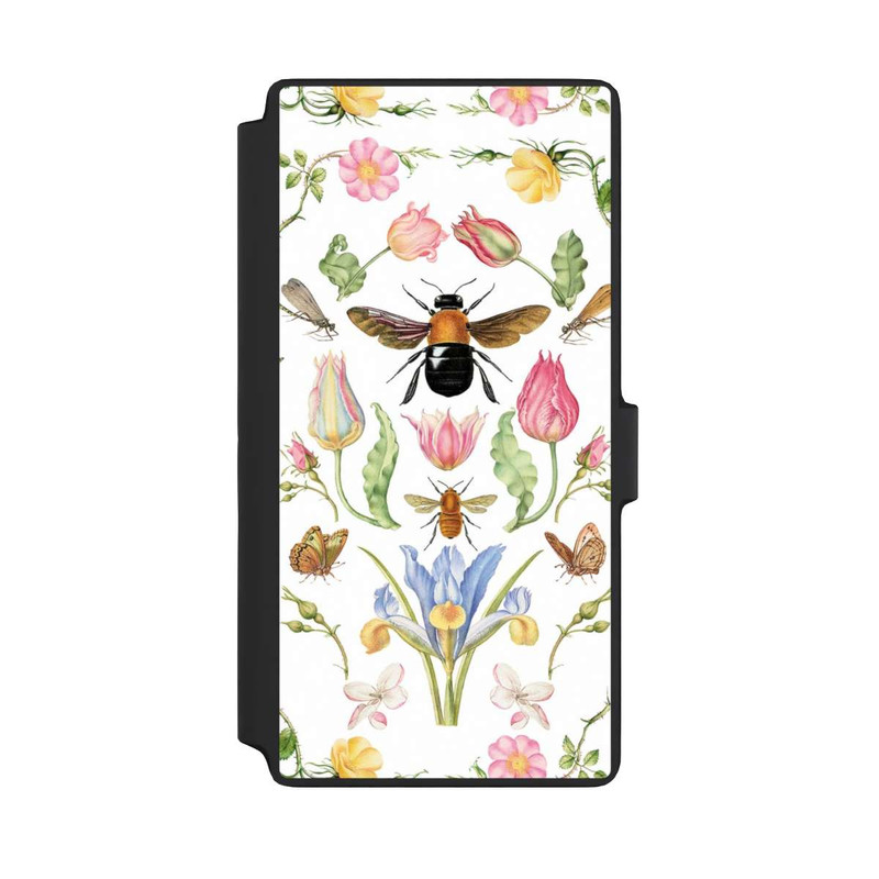 Galaxy S22 Ultra NIVOflip Wildblumen mit Biene weiß