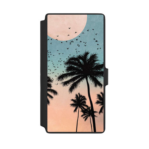 Samsung Galaxy S22 Ultra NIVOflip Sonnenaufgang Palmen