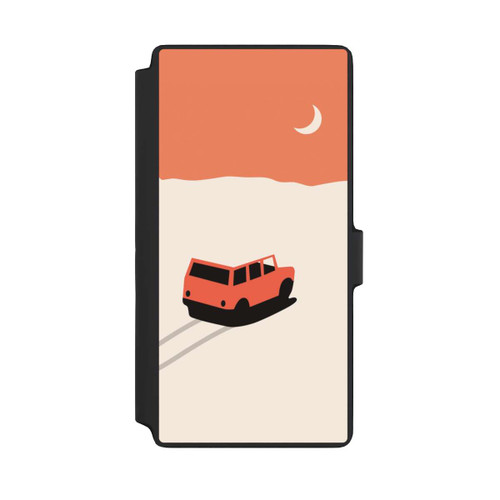 Samsung Galaxy S22 Ultra NIVOflip Auto in der Wüste