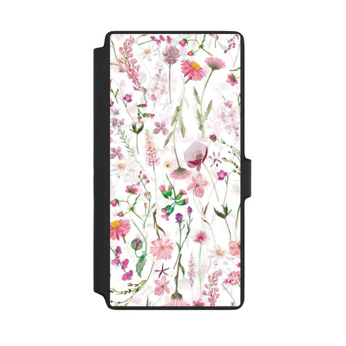 Samsung Galaxy S22 Ultra NIVOflip Rosa Blumenwiese