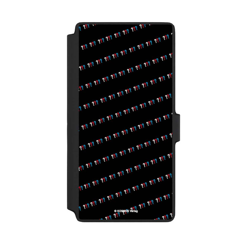 Galaxy S22 Ultra NIVOflip Drei Fragezeichen Muster Schräg