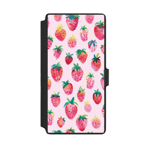 Samsung Galaxy S22 Ultra NIVOflip Aquarell Erdbeeren