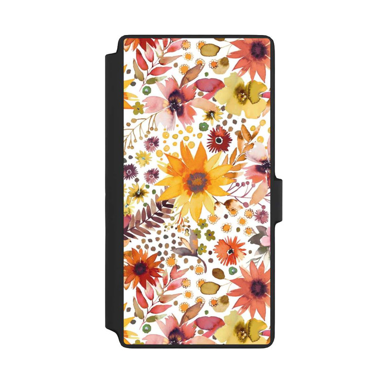 Galaxy S22 Ultra NIVOflip Fleurs d'aquarelle florale
