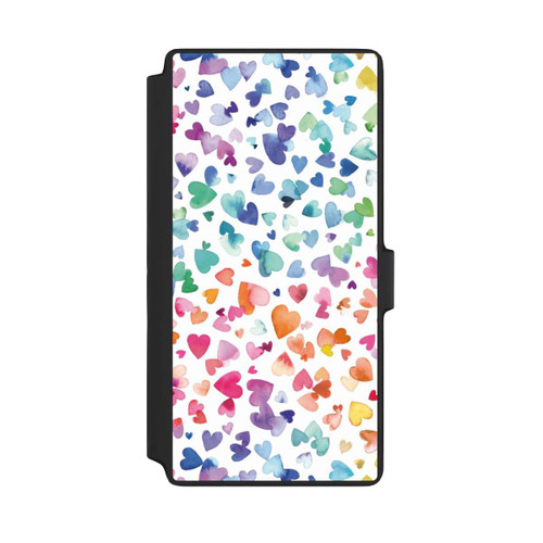 Samsung Galaxy S22 Ultra NIVOflip Liebesherzen aquarell