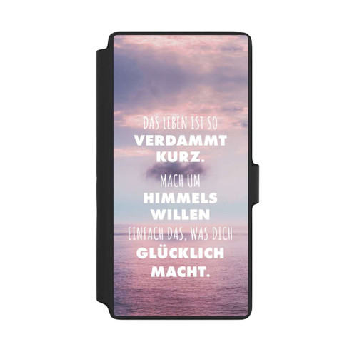 Samsung Galaxy S22 Ultra NIVOflip Das Leben Ist So Verdammt Kurz