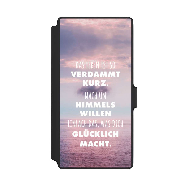 Galaxy S22 Ultra NIVOflip Das Leben Ist So Verdammt Kurz