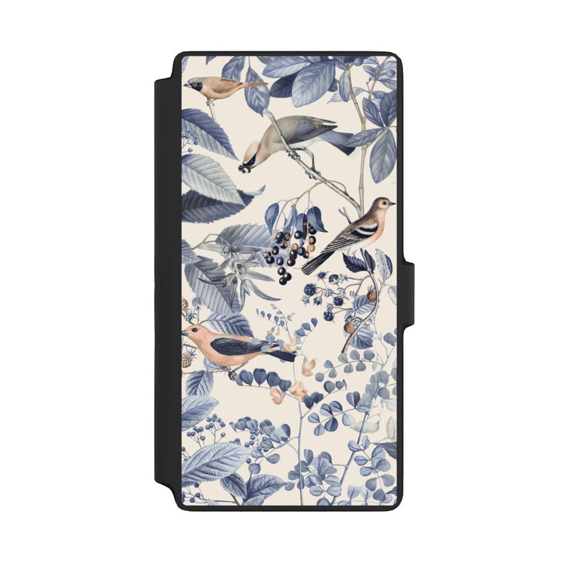 Galaxy S22 Ultra NIVOflip Oiseaux Et Baies en Beige