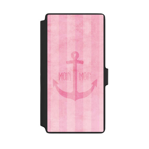Samsung Galaxy S22 Ultra NIVOflip Moin Moin Stripes Pink