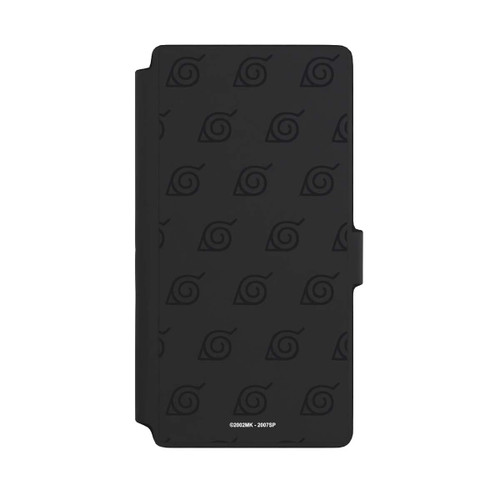 Samsung Galaxy S22 Ultra NIVOflip Schwarzes Konoha-Muster Transparent