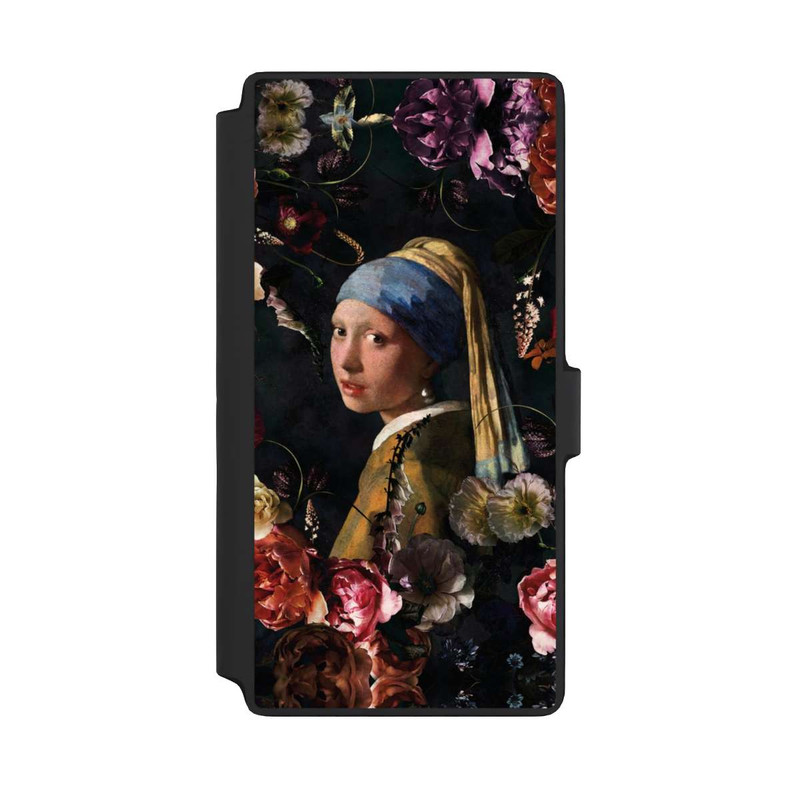Galaxy S22 Ultra NIVOflip Fille avec une boucle d'oreille en perles Roses
