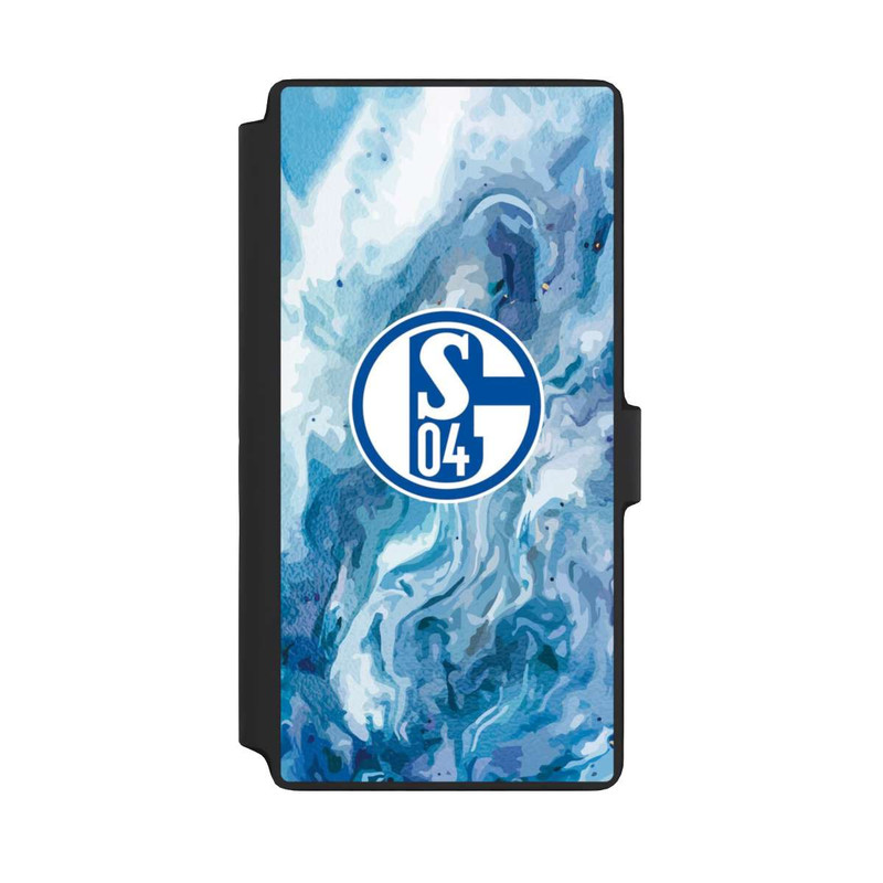 Galaxy S22 Ultra NIVOflip Schalke 04 Flüssig Blau