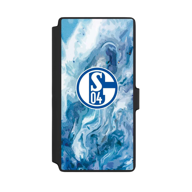Galaxy S22 Ultra NIVOflip Schalke 04 Flüssig Blau