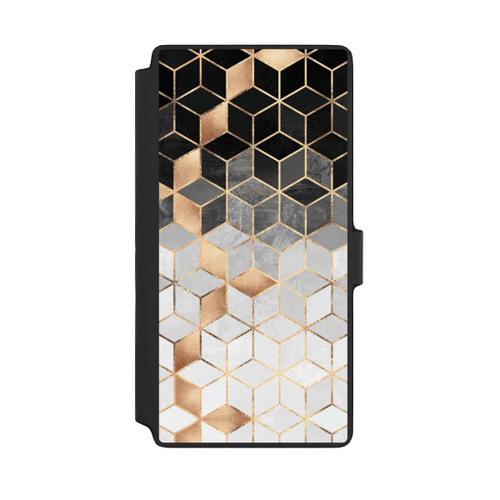 Samsung Galaxy S22 Ultra NIVOflip Würfel dunkel und gold