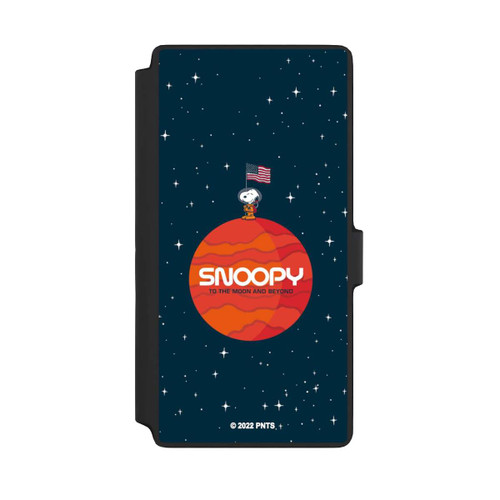 Samsung Galaxy S22 Ultra NIVOflip Snoopy Weltraumreisender Orange
