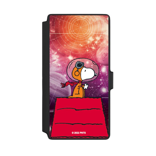 Samsung Galaxy S22 Ultra NIVOflip Snoopy Weltraumreisender Planet