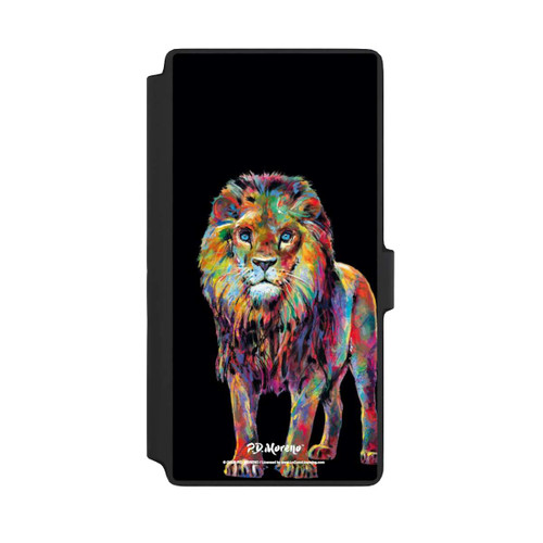 Samsung Galaxy S22 Ultra NIVOflip Löwe Bunte Kunst von P.D. Moreno