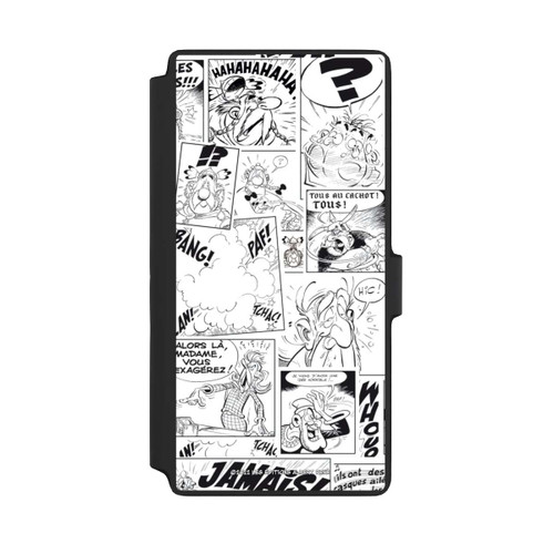 Samsung Galaxy S22 Ultra NIVOflip BD Astérix Blanc &amp; Noir