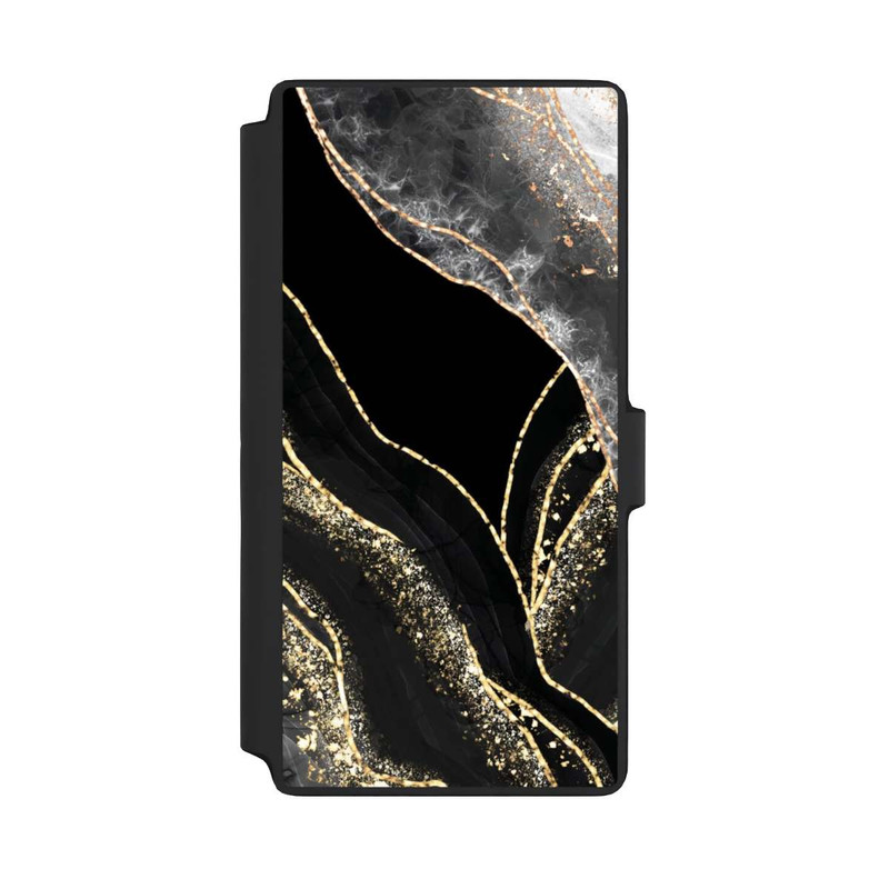 Galaxy S22 Ultra NIVOflip Dunkler Marmor Gold