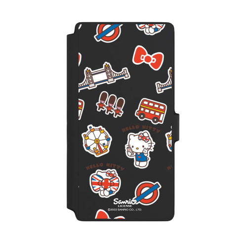 Samsung Galaxy S22 Ultra NIVOflip Hello Kitty Londoner Abzeichen Transparent