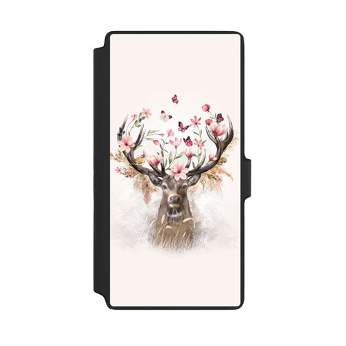 Samsung Galaxy S22 Ultra NIVOflip Hirsch Blumen Geweih