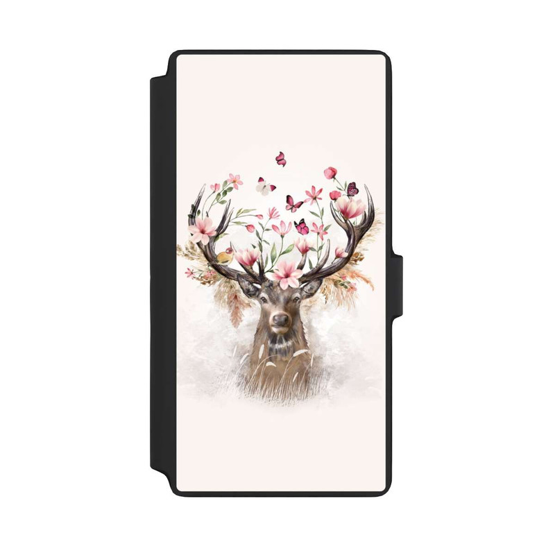 Galaxy S22 Ultra NIVOflip Cerf & Fleurs