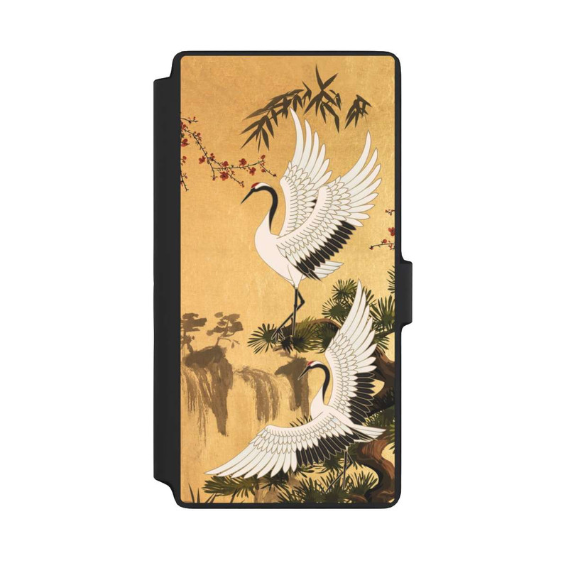 Galaxy S22 Ultra NIVOflip Grues Japonaises Or