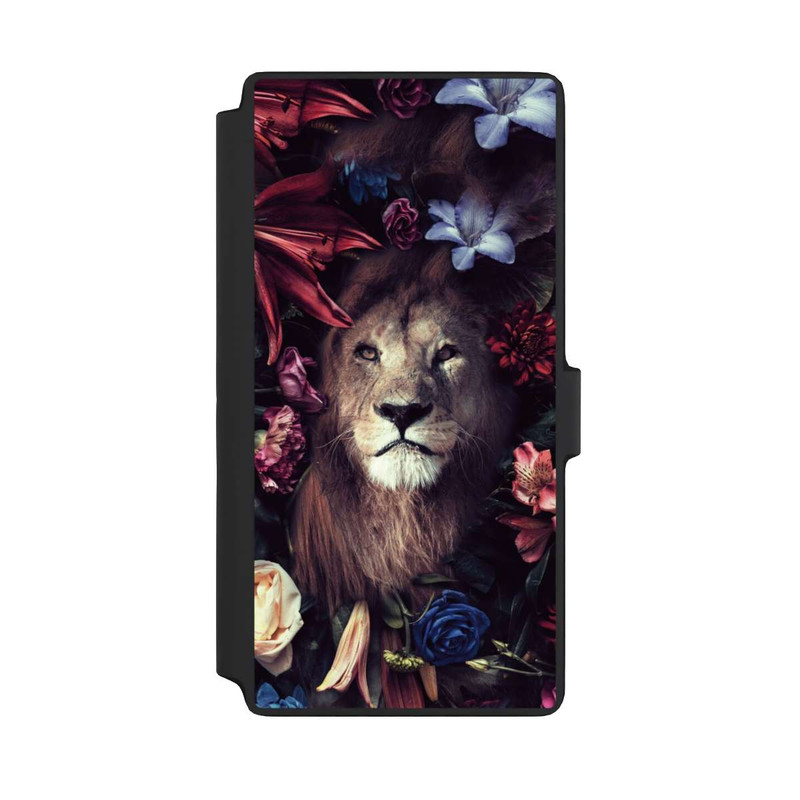 Galaxy S22 Ultra NIVOflip Lion & Fleurs Colorées