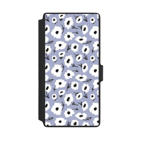 Samsung Galaxy S22 Ultra NIVOflip Pattern Fleurs Lilas