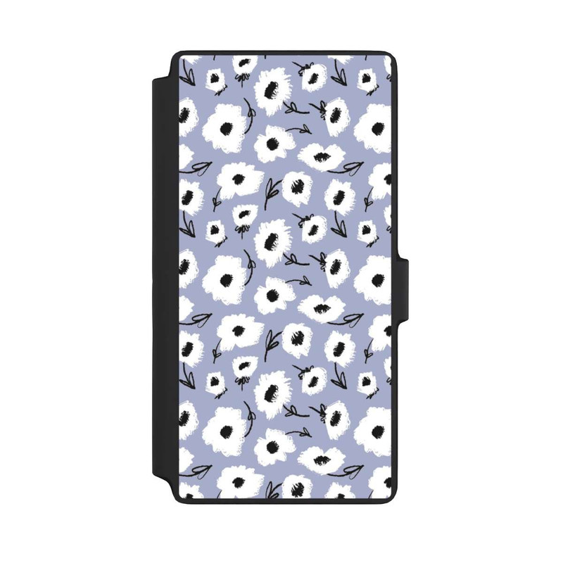 Galaxy S22 Ultra NIVOflip Pattern Fleurs Lilas