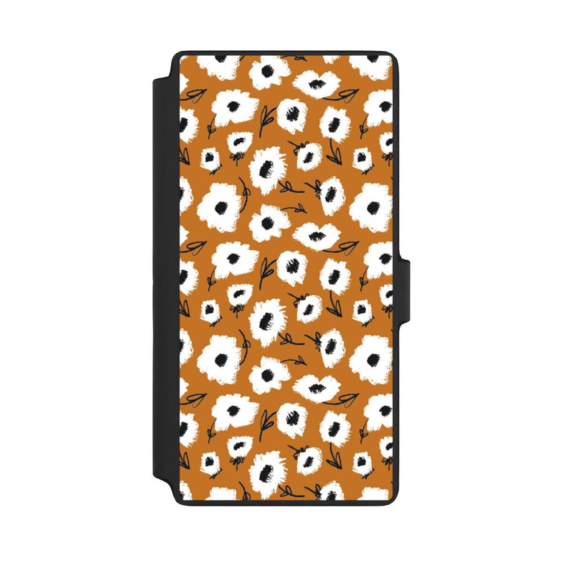 Galaxy S22 Ultra NIVOflip Pattern Fleurs Ocres
