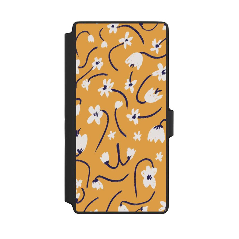 Galaxy S22 Ultra NIVOflip Little Flowers Pattern Yellow