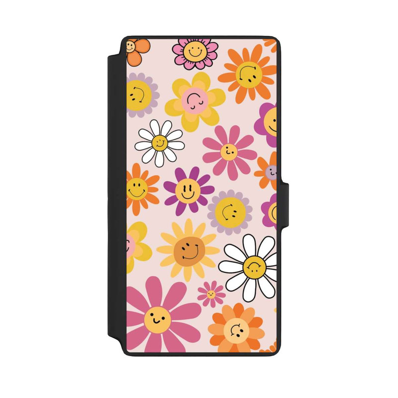 Galaxy S22 Ultra NIVOflip Smiles Pink Flowers