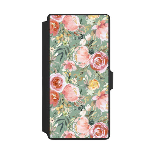 Samsung Galaxy S22 Ultra NIVOflip Pastellfarbener Pfingstrosenstrauß