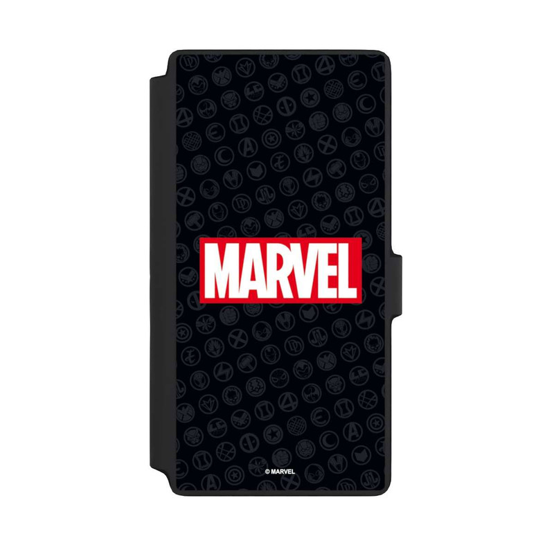 Galaxy S22 Ultra NIVOflip Marvel Logo Noir Rouge