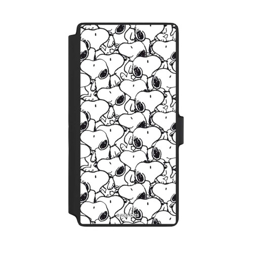 Samsung Galaxy S22 Ultra NIVOflip Snoopy Muster Schwarz und Weiß