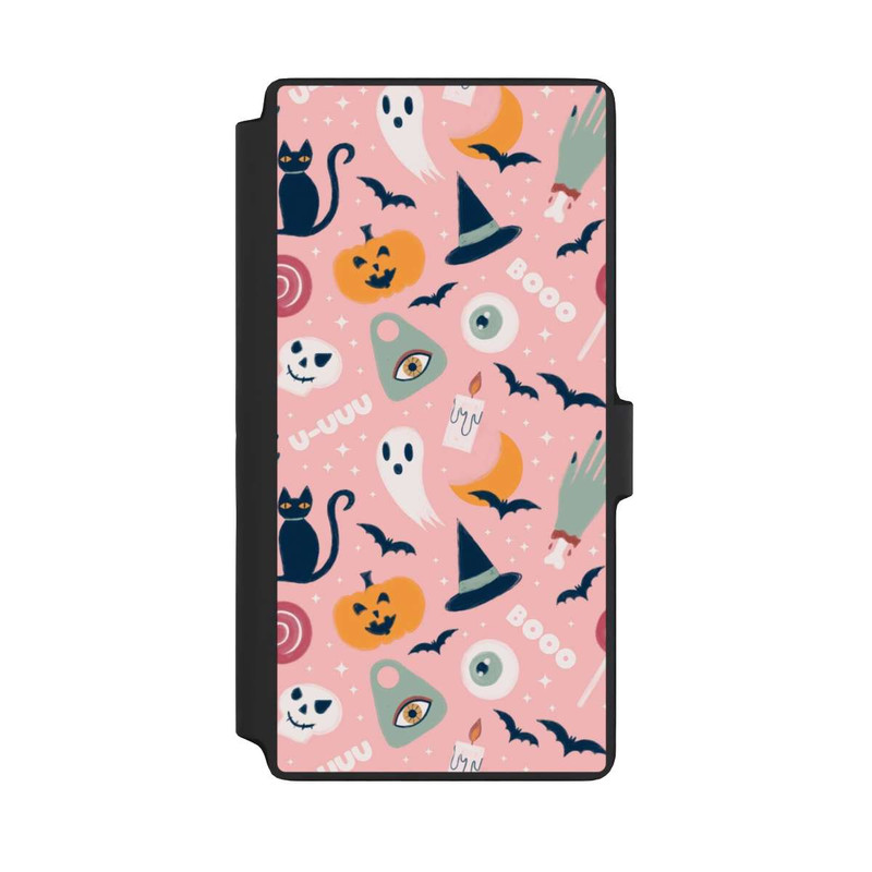 Galaxy S22 Ultra NIVOflip Cute Halloween Ghosts Pattern