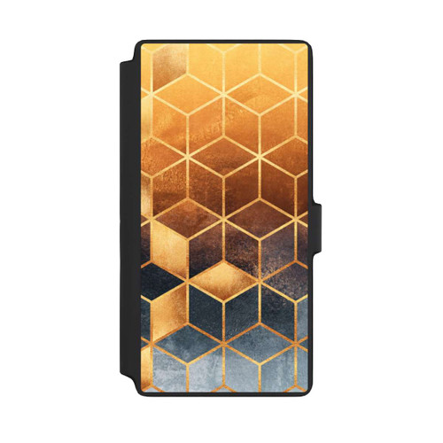 Samsung Galaxy S22 Ultra NIVOflip Würfel goldener Farbverlauf