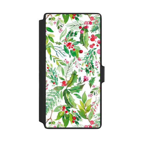 Samsung Galaxy S22 Ultra NIVOflip Christmas Holly Holiday Nature
