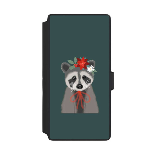 Samsung Galaxy S22 Ultra NIVOflip weihnachtlicher Waschbär