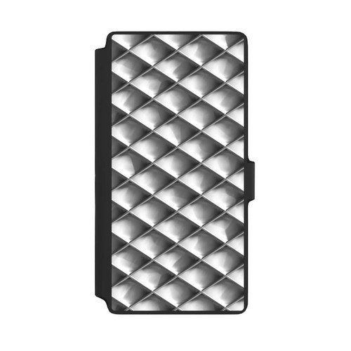 Samsung Galaxy S22 Ultra NIVOflip Glamour Silver Squares